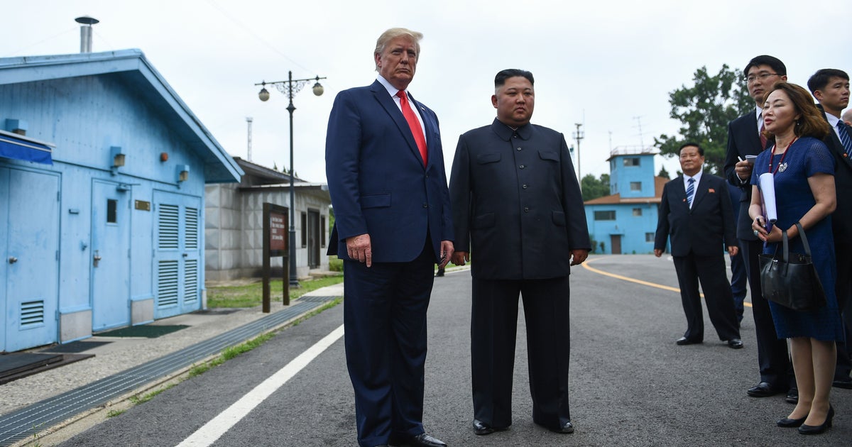 Donald Trump, Kim Jong Un Meet At North Korean Side Of The DMZ