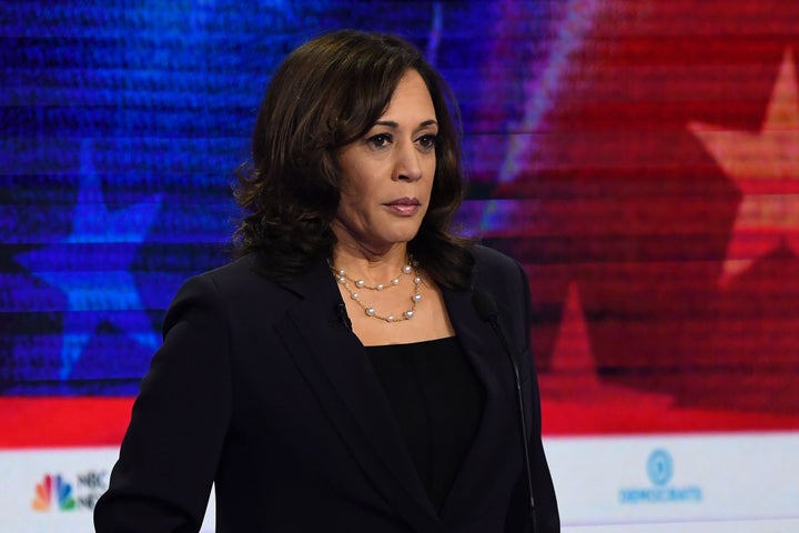 Kamala Harris participates in the second Democratic primary debate on June 27, 2019.