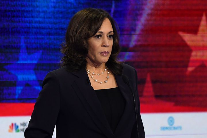 Kamala Harris participates in the second Democratic primary debate on June 27, 2019. 