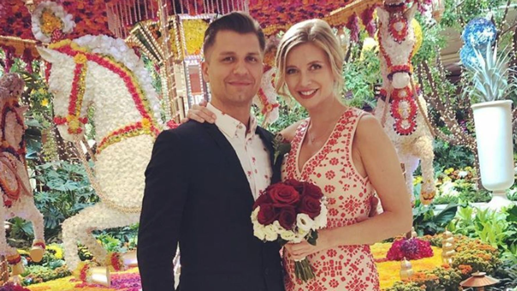 Rachel Riley And Pasha Kovalev Marry In Las Vegas Six Years After Strictly Come Dancing Pairing Huffpost Uk
