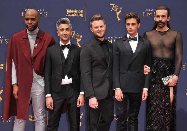 L-R) The Queer Eye cast - Karamo Brown, Tan France, Bobby Berk, Antoni Porowski and Jonathan Van Ness