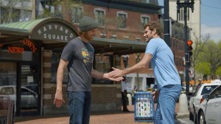 <a href="https://www.lifeisgood.com/somethinggood/" target="_blank">Life is Good</a> founders, John and Bert Jacobs, aim to s