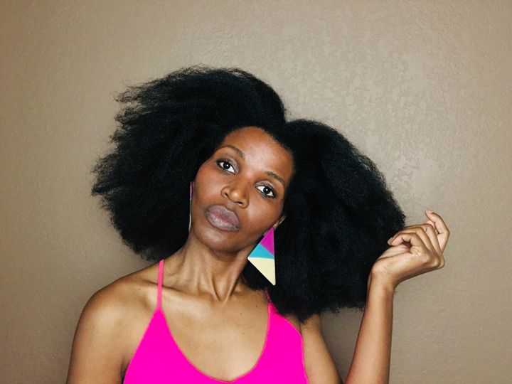 <em>Today, I "model" on my Instagram that celebrates the natural hair journey: <a href="https://www.instagram.com/kinky_coily_comedy/" target="_blank" role="link" class=" js-entry-link cet-external-link" data-vars-item-name="@KinkyCoilyComedy" data-vars-item-type="text" data-vars-unit-name="5d0d2fb5e4b0aa375f4c4f70" data-vars-unit-type="buzz_body" data-vars-target-content-id="https://www.instagram.com/kinky_coily_comedy/" data-vars-target-content-type="url" data-vars-type="web_external_link" data-vars-subunit-name="article_body" data-vars-subunit-type="component" data-vars-position-in-subunit="0">@KinkyCoilyComedy</a></em>