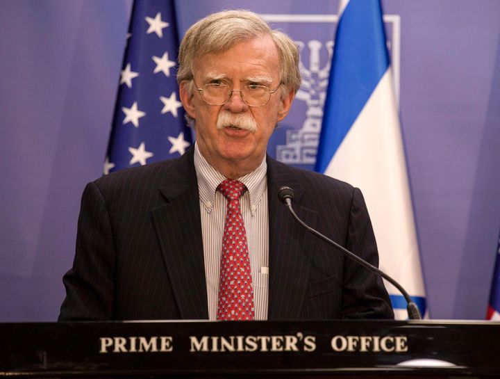 John Bolton, seen here in Jerusalem in June, is leaving his position as national security adviser. 