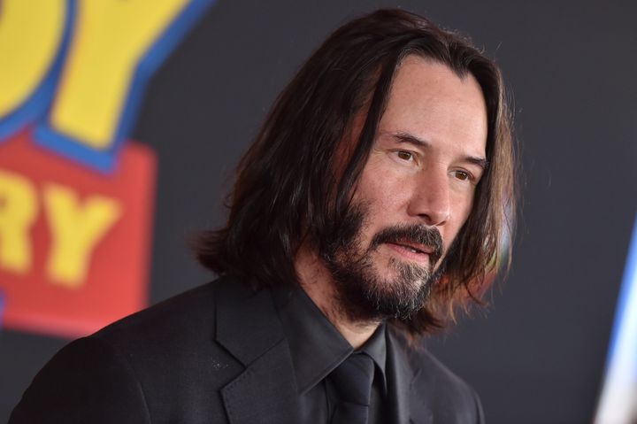 Canadian treasure Keanu Reeves at the premiere of Toy Story 4. 
