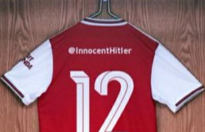 Adidas' campaign for the launch of the new Arsenal kit was hijacked by people.