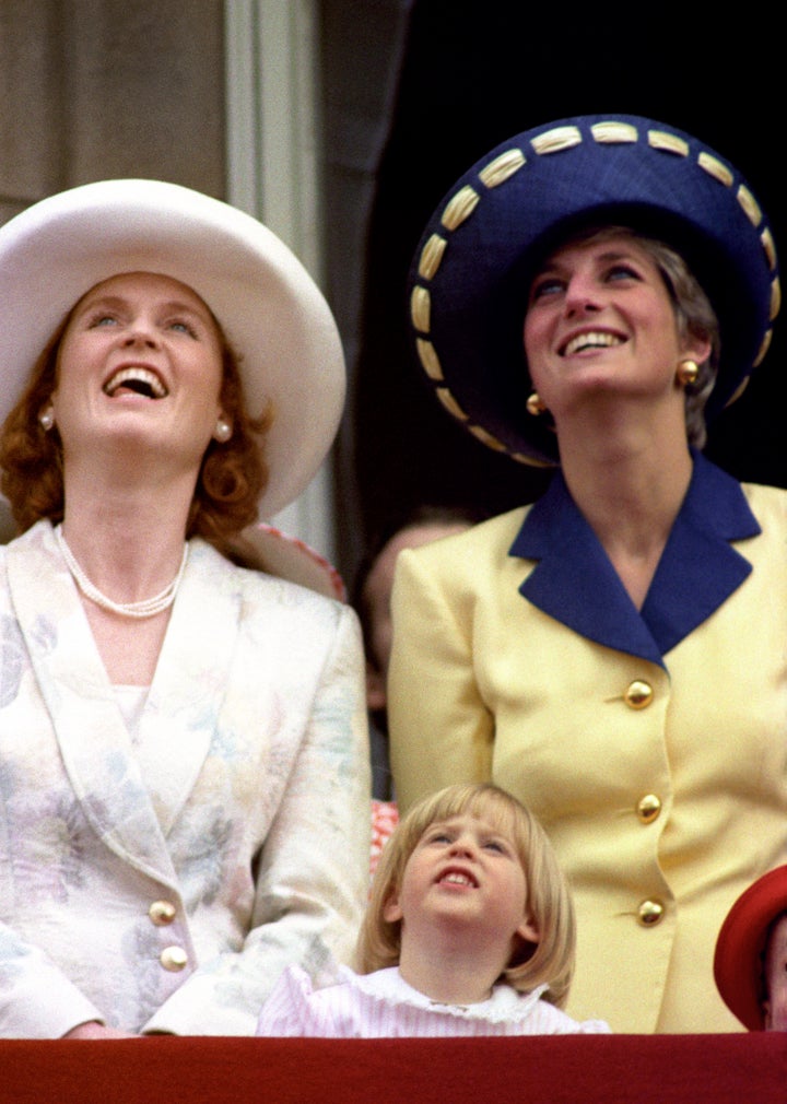 Sarah Ferguson and Princess Diana