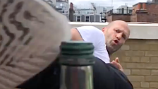 Jason Statham And John Mayer Totally Nail Viral Bottle Cap Challenge