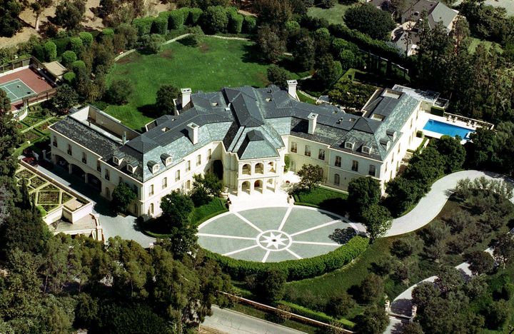 The lavish chateau built by Aaron Spelling is considerably larger than the White House.