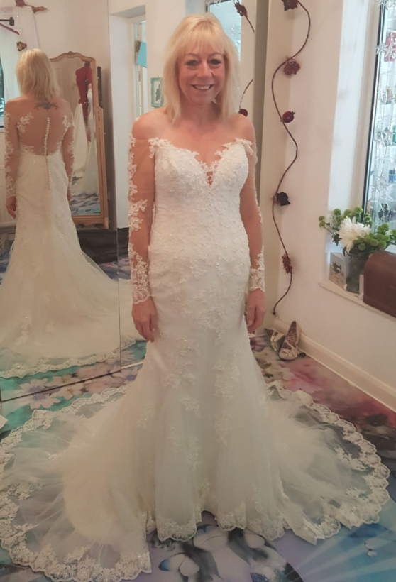 Holly's client who ordered a new dress for her second wedding.