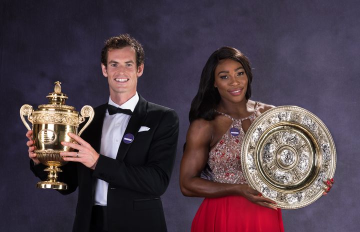 Great Britain's Andy Murray and USA's Serena Williams in 2016.