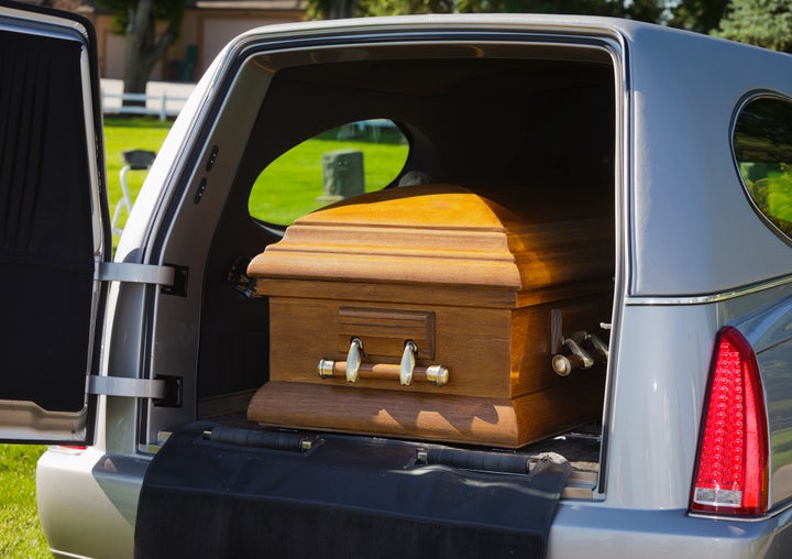 A hearse driver got off with just a warning for driving with a casket in the HOV lane.