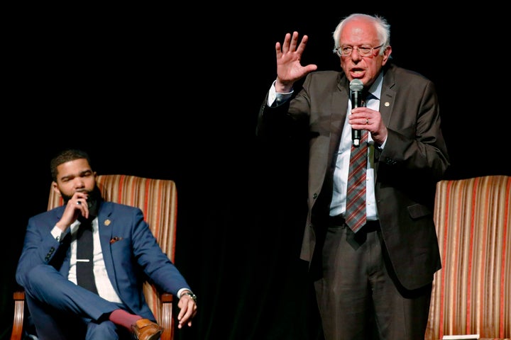 Sen. Bernie Sanders (I-Vt.) criticized Obama's party leadership in an April 2018 speech in Jackson, Mississippi.