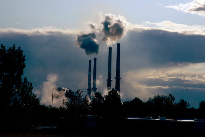 The Colstrip coal-fired power plant east of Billings, Montana.