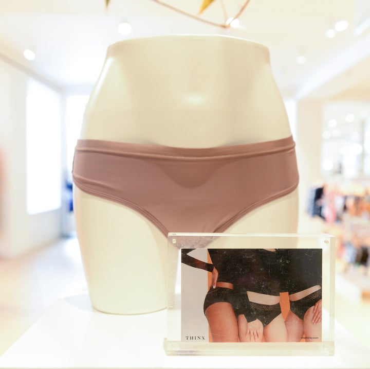 The Thinx pants in store.