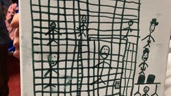Après leur passage en centre de détentions, des enfants migrants ont dessiné