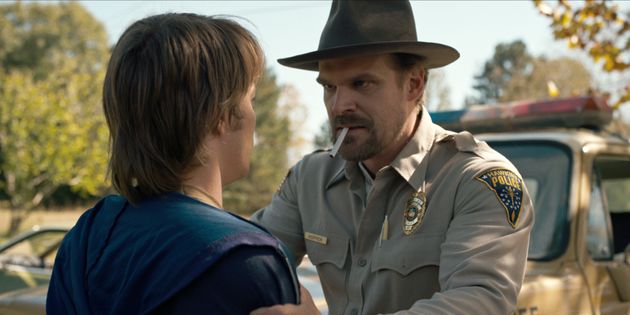 David Harbour as Hopper in Stranger Things