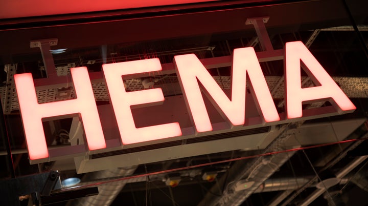 A sign for a Hema store is seen here in Birmingham, U.K. The low-cost retailer says it will soon be opening its doors in Canada.