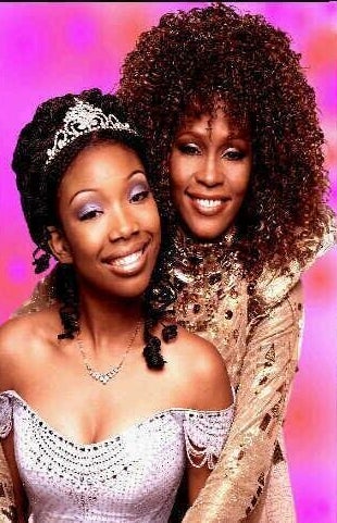 Brandy and Houston in the 1997 remake of "Cinderella."