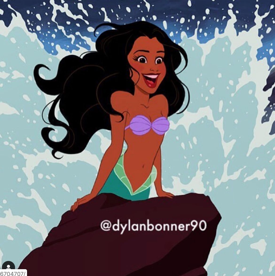 black ariel disney princess