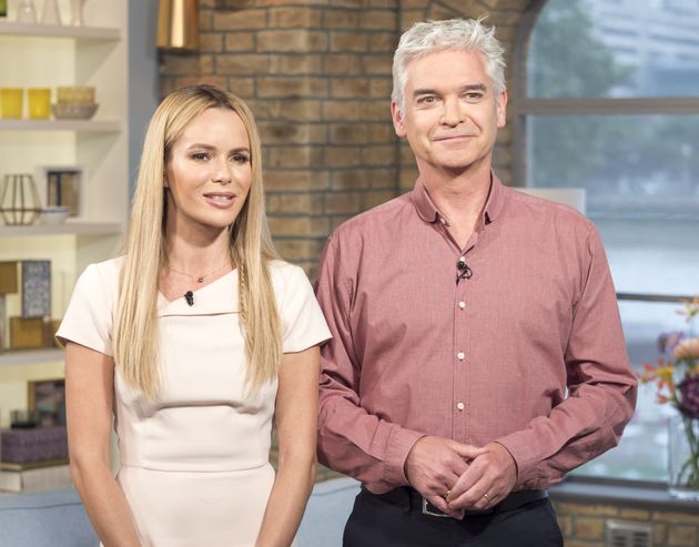 Amanda Holden and Phillip Schofield