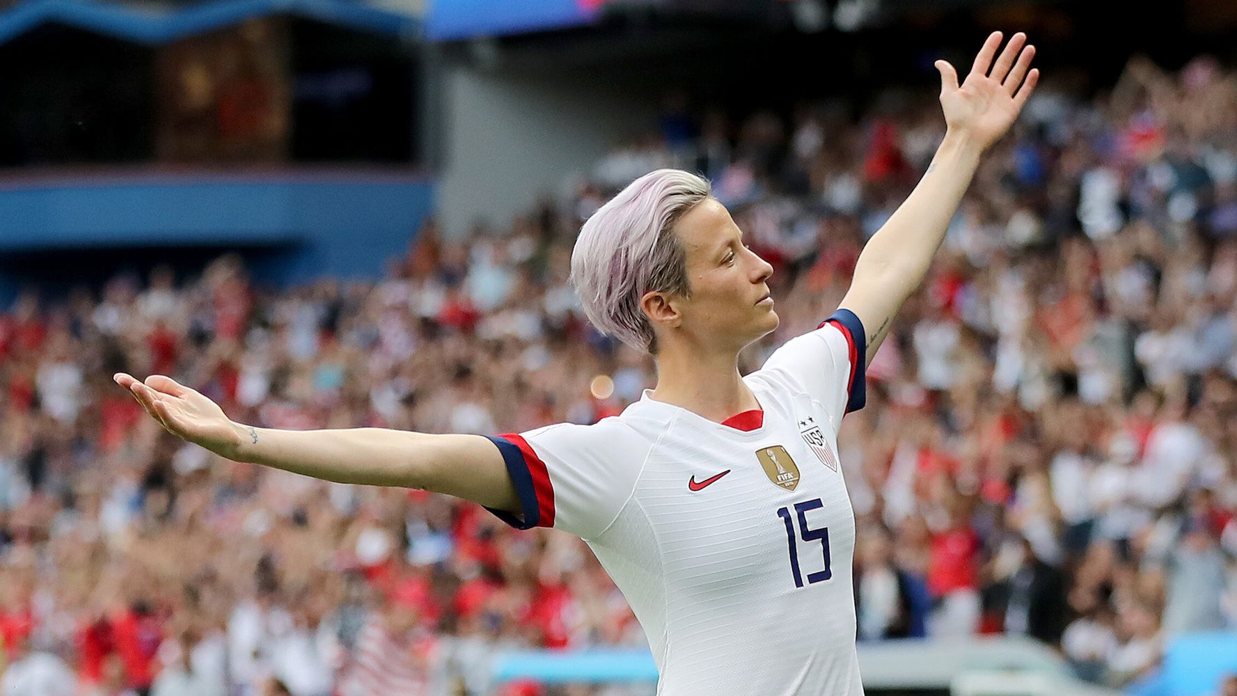 Megan Rapinoe Slams Decision To Put 2 Mens Matches The Same Day As World Cup Final Huffpost 