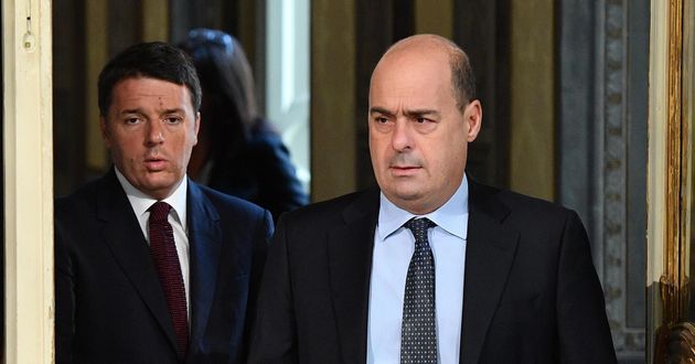 Risultati immagini per zingaretti pd renzi