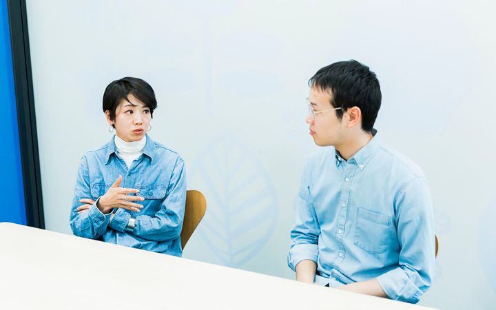 写真左・水野綾子さん、右・佐藤柊平さん