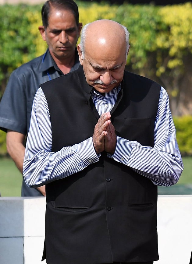Former cabinet minister M J Akbar in a file