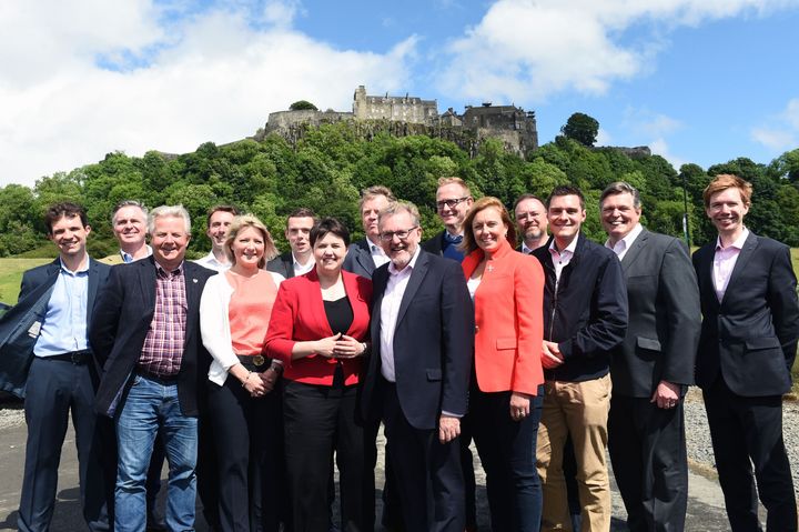 Ruth Davidson and the 13 Scottish Tory MPs who won their seats in 2017 