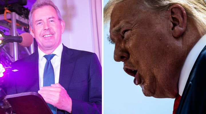 Sir Kim Darroch, left, has been Britain's ambassador to the US since 2016.
