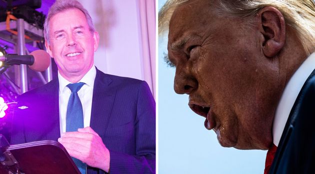 Sir Kim Darroch, left, has been Britain's ambassador to the US since 2016.