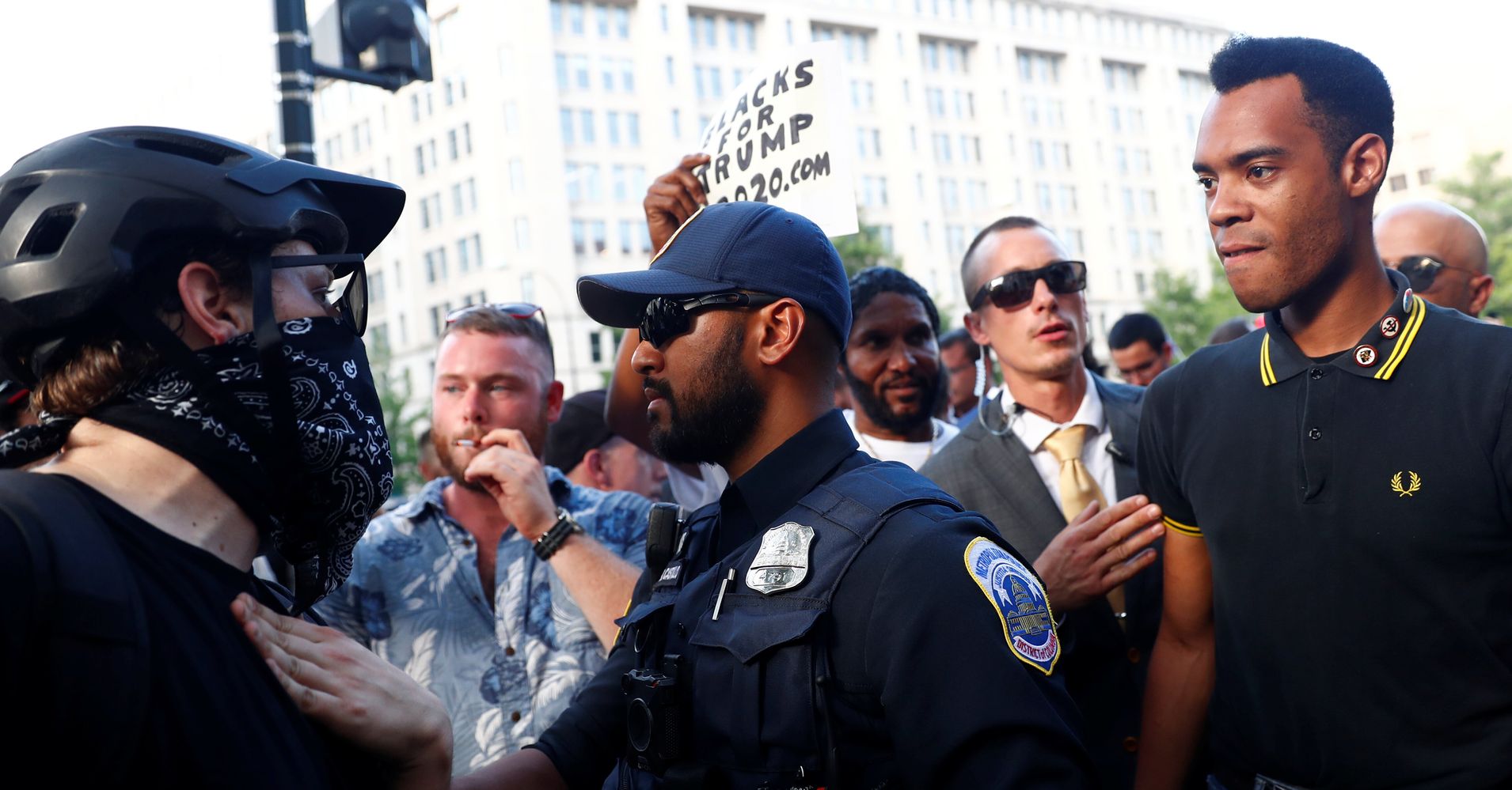 D.C. Police Mobilize To Keep Peace As Proud Boys Face Overwhelming ...