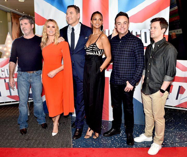 Simon, Amanda and the rest of the BGT gang 