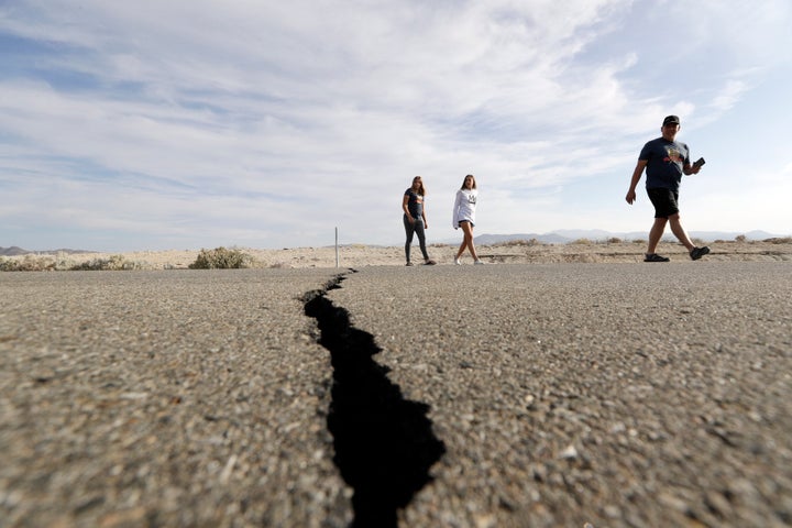 The quakes were centered around the small town of Ridgecrest, about 150 miles from Los Angeles. There were no major injuries