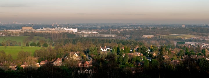 The Birmingham skyline.