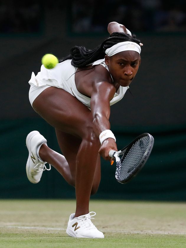 Cori 'Coco' Gauff was beaten by former number one Simona Halep 