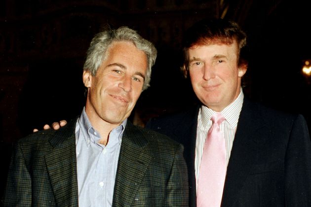 Jeffrey Epstein and Donald Trump in 1997.