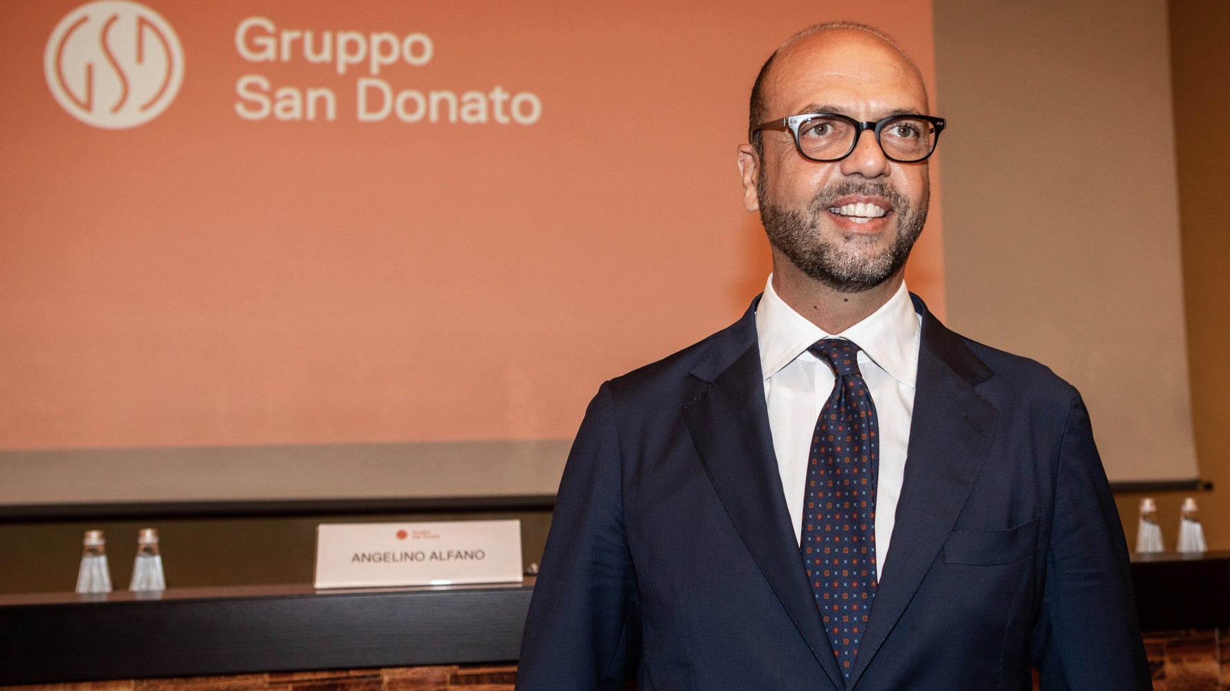 il ritorno di angelino alfano nominato capo della holding del gruppo san donato l huffpost