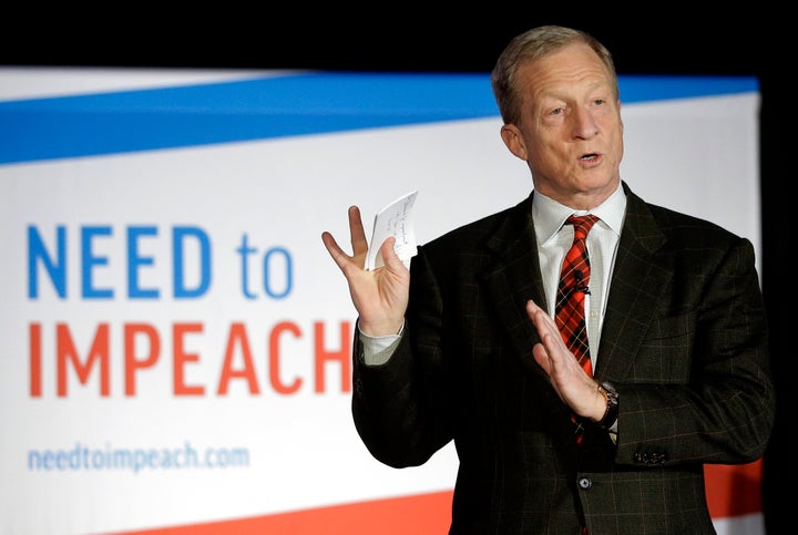 Tom Steyer spent more than $120 million on his Need to Impeach effort and signed up more than 6 million people.