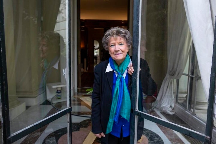 La escritora italiana Dacia Maraini en Madridm, la primavera de 2019.