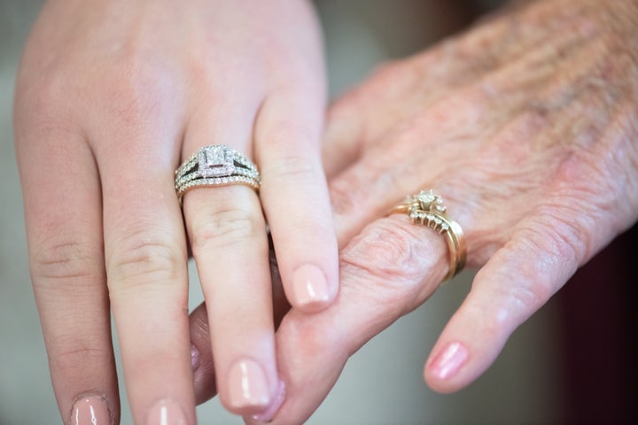 This Bride S Gorgeous Grandma Totally Rocked The Role Of Flower Girl Huffpost Uk Life