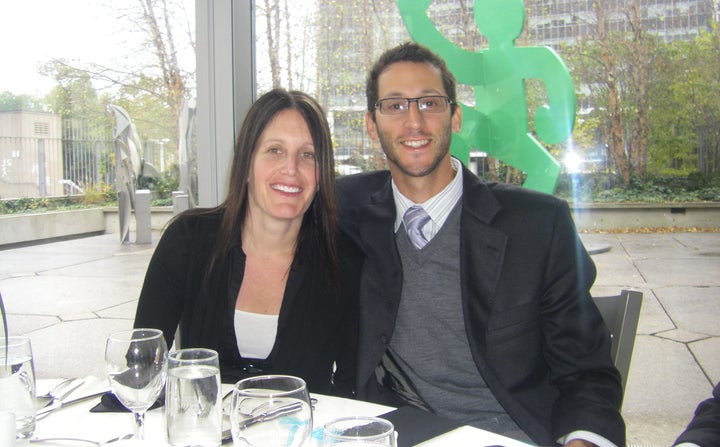 Lisa and Rob at a family wedding in 2005. 