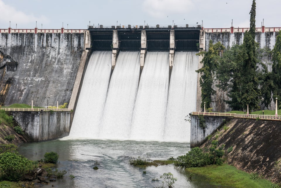Neyyar reservoir in Thiruvananthapuram,