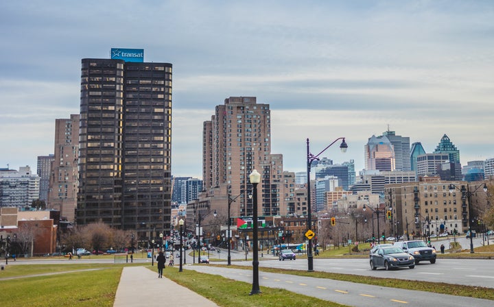 Transat A.T.'s headquarters in Montreal, Nov. 30, 2017.