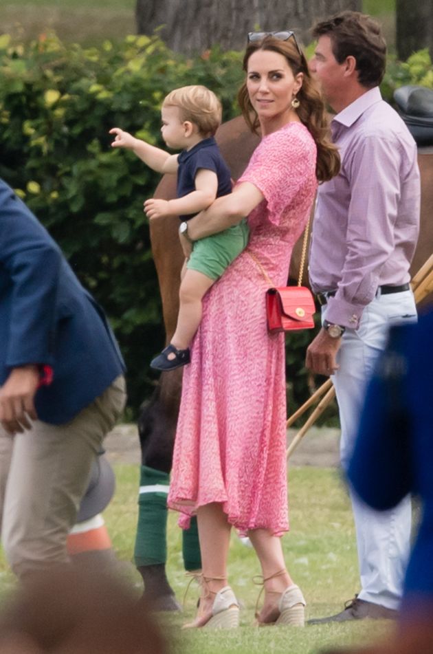 Kate Middleton Meghan Markle Step Out With Archie For Prince Harry S Polo Match Huffpost