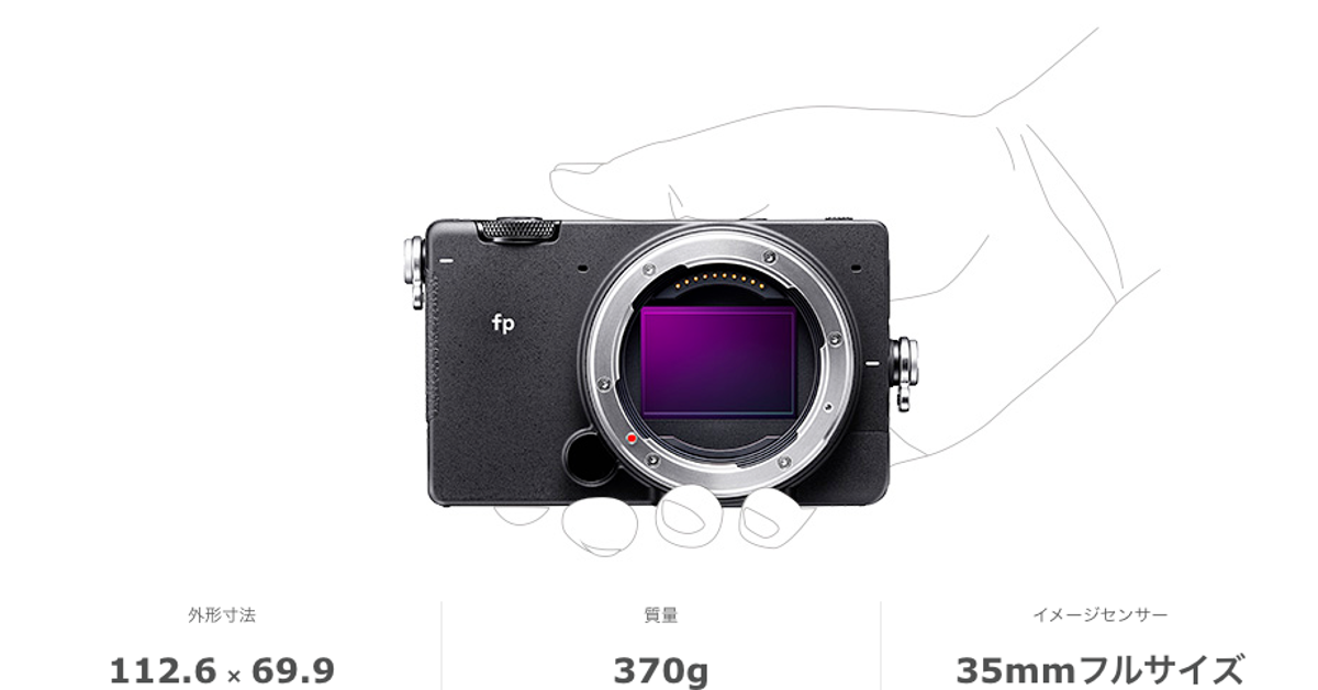 「SIGMA fp」とは? パスポートより小さいフルサイズミラーレスが発売へ(動画)