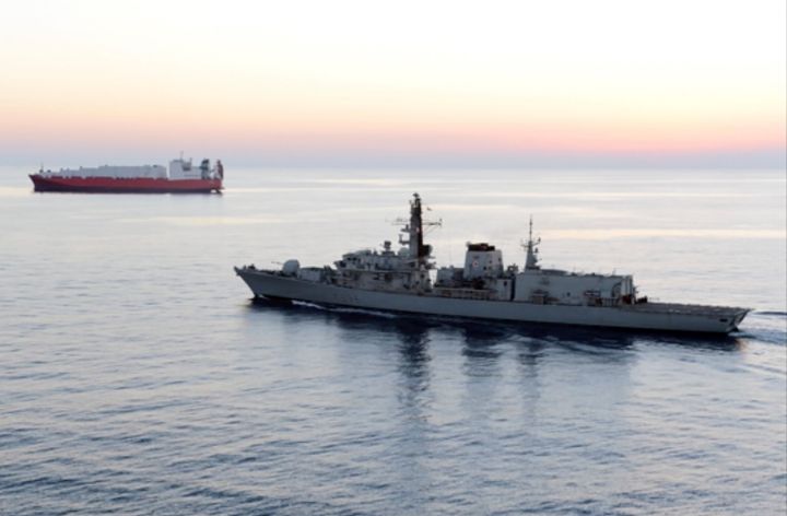 <strong>The HMS Montrose in an image from file video provided by UK Ministry of Defence.</strong>