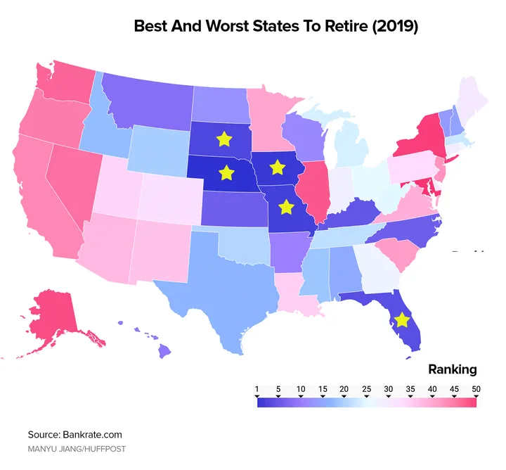 The Best And Worst States To Retire In 2023, Ranked