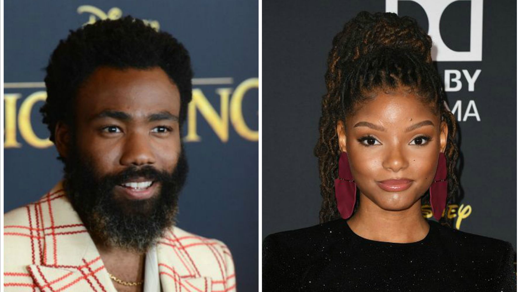 Donald Glover Defends Halle Bailey Casting In The Little Mermaid She Earned It Huffpost 